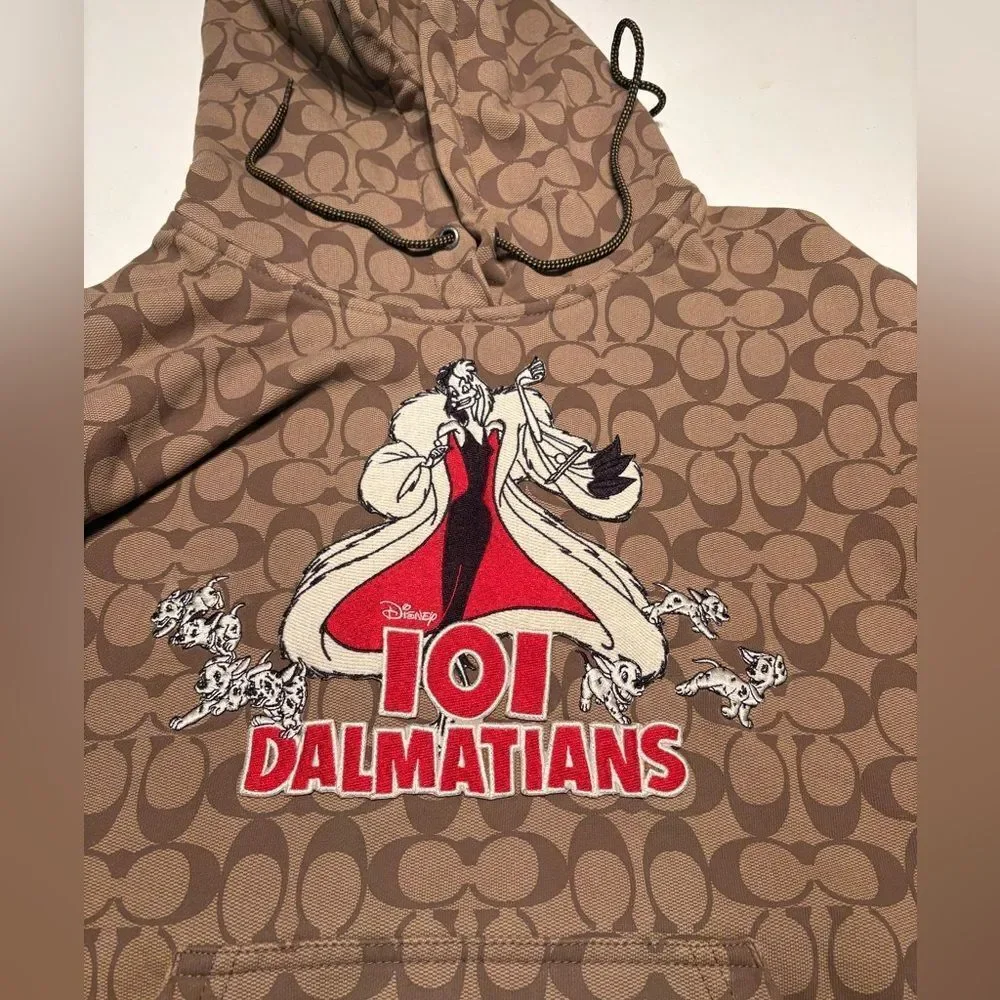 Disney X Coach Signature Logo 101 Dalmatians Oversized Hoodie - Picture 6 of 8